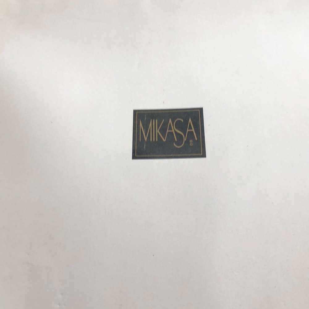 Mikasa cheese plate knife set.